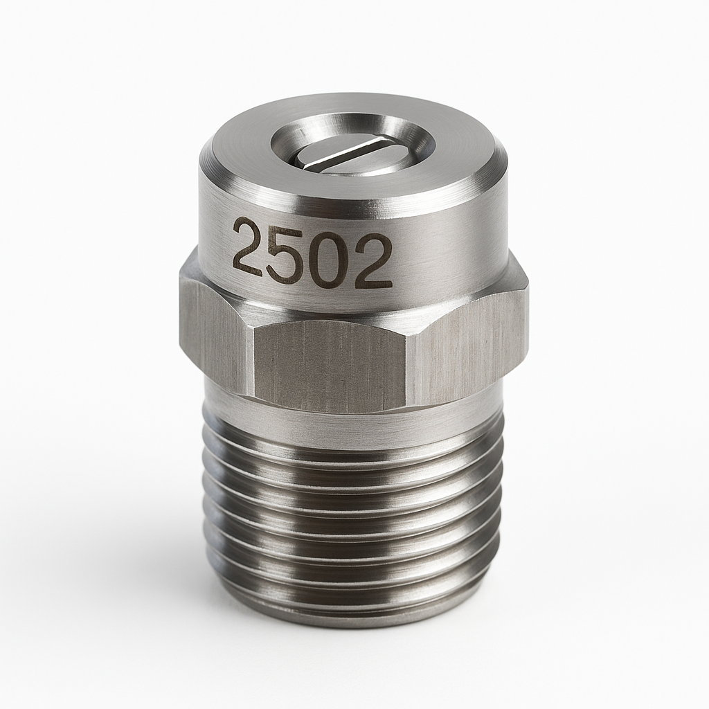 1/4" Nozzle Tip for Pressure Washing Stainless Steel 304 NPT Thread MEG