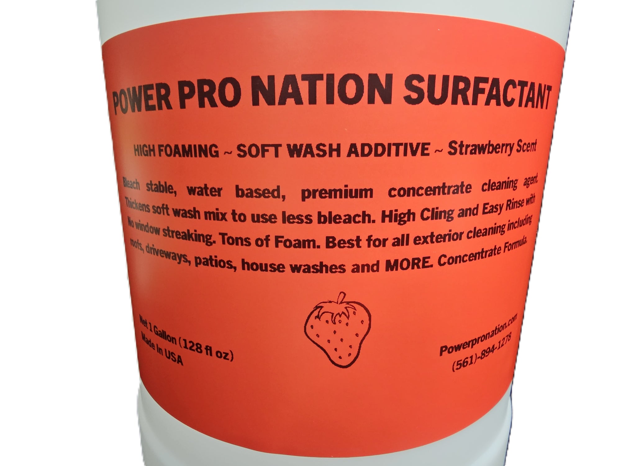 Strawberry Surf Surfactant for Pressure Washing