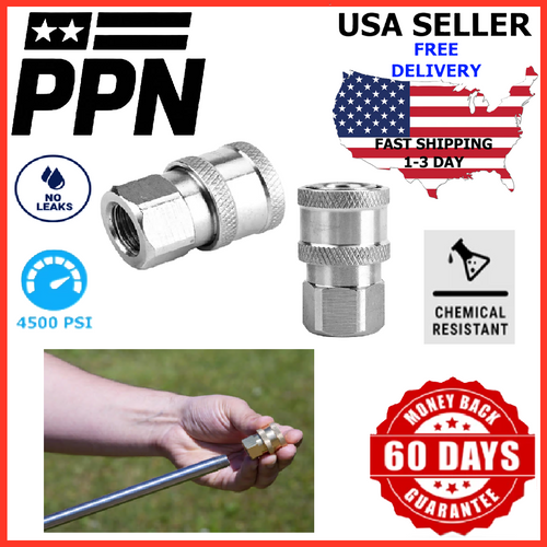 1/4 Quick Connect FNPT Stainless Steel for Pressure Soft Washing