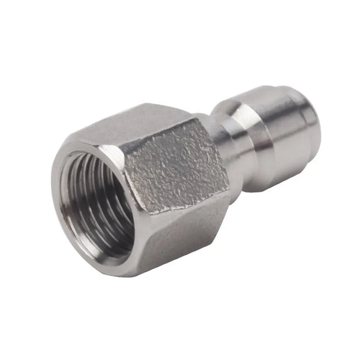 1/4 Plug Male and Female Thread Stainless Steel FMNPT MNPT Quick Connect Plug Connector