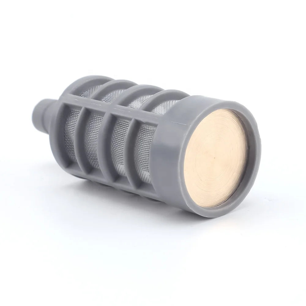 Chemical Resistant Weight Filter 1/4" with Check Valve for Pressure Washing and Soft Washing