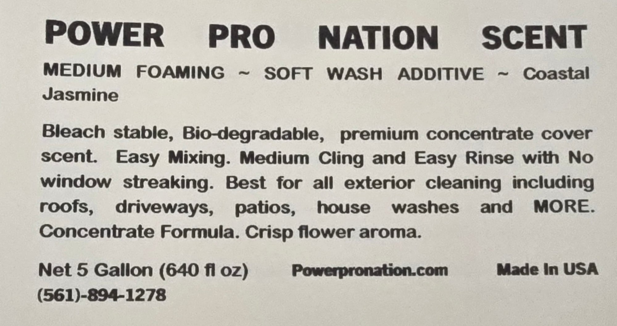 Soft Wash Cover Scent