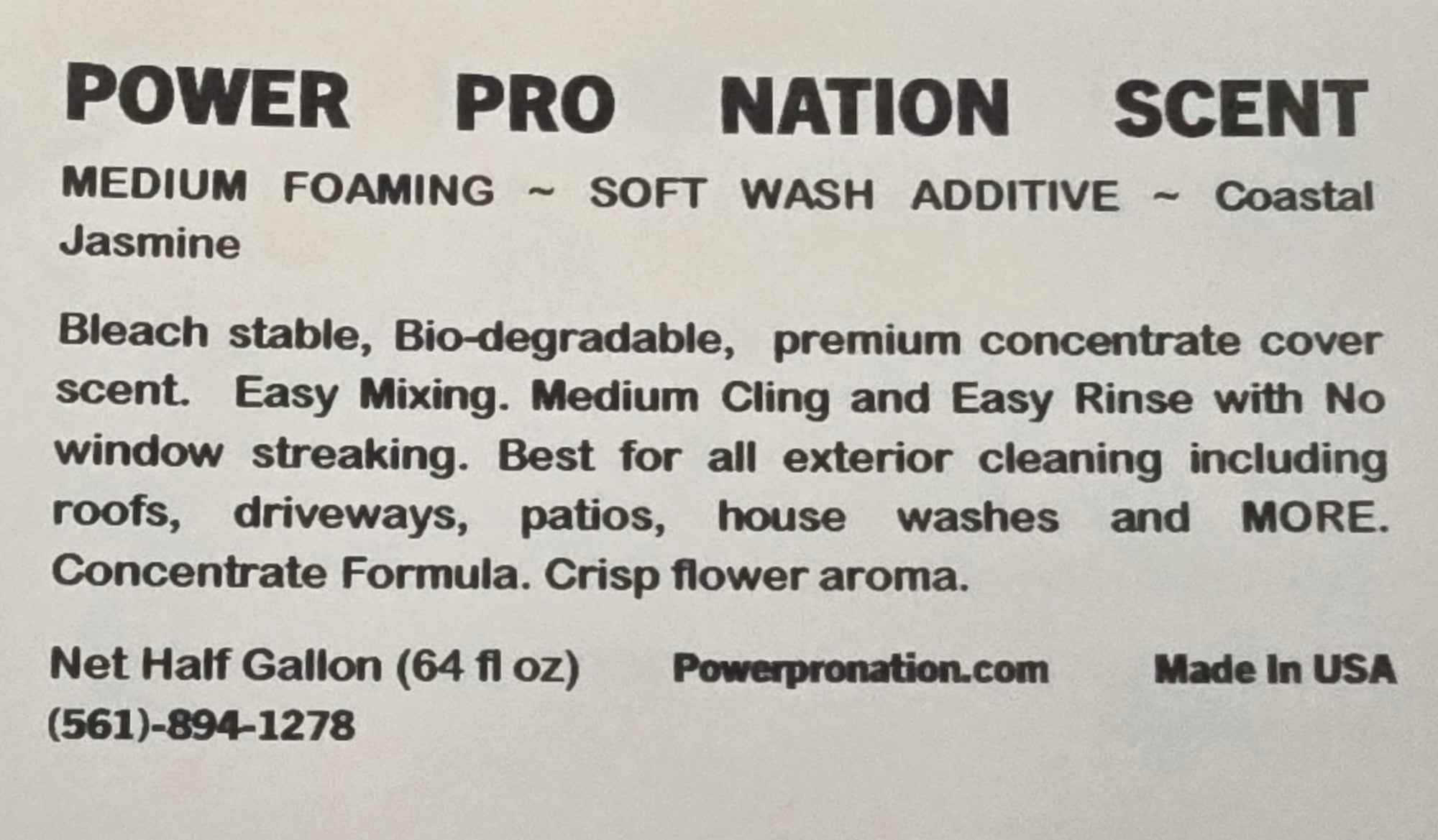 Soft Wash Cover Scent