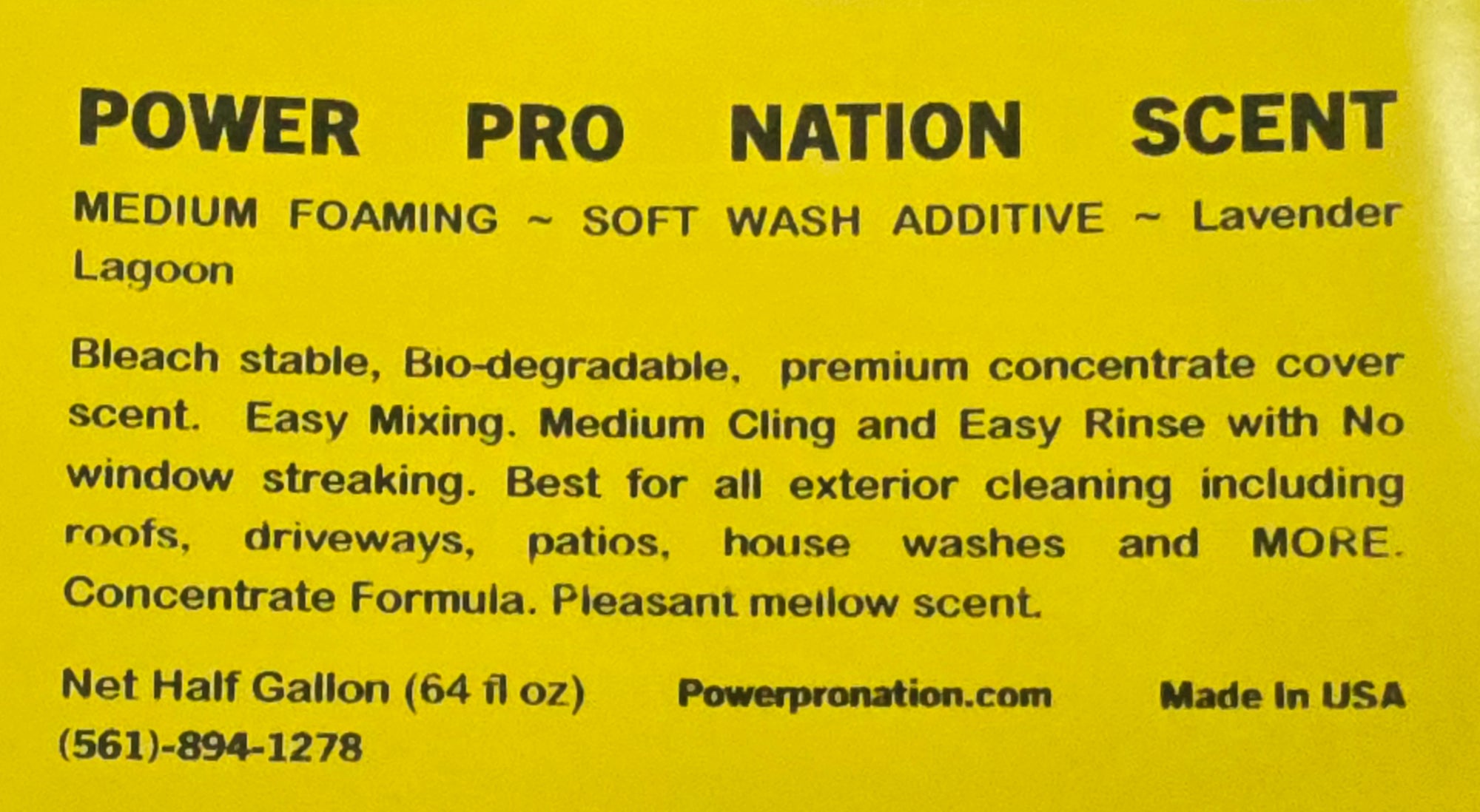 Soft Wash Cover Scent