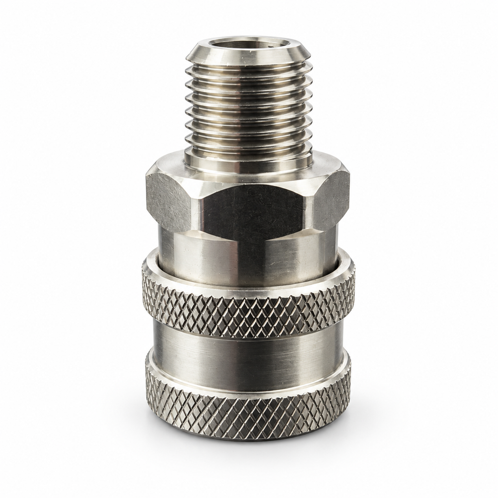 1/4 Quick Connect Male NPT Stainless Steel