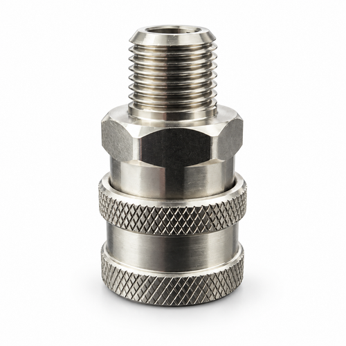 1/4 Quick Connect Male NPT Stainless Steel