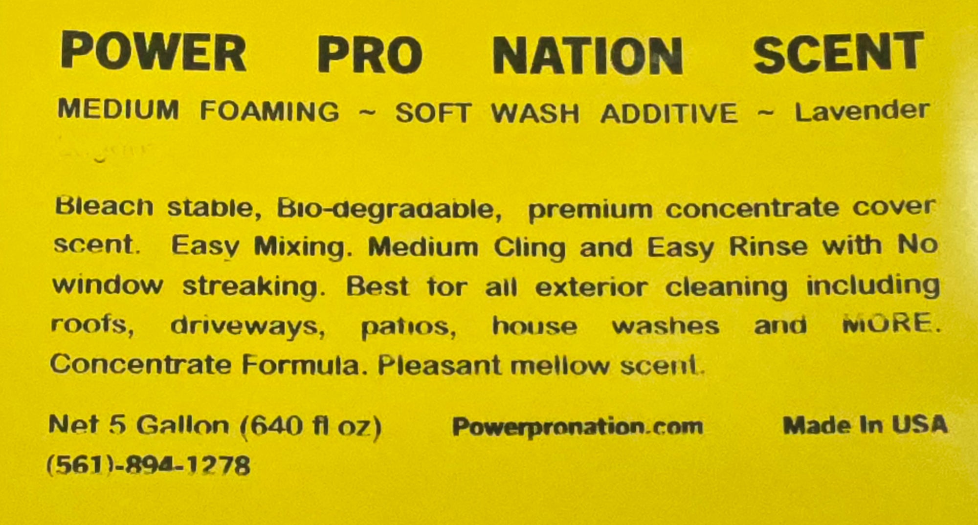 Soft Wash Cover Scent