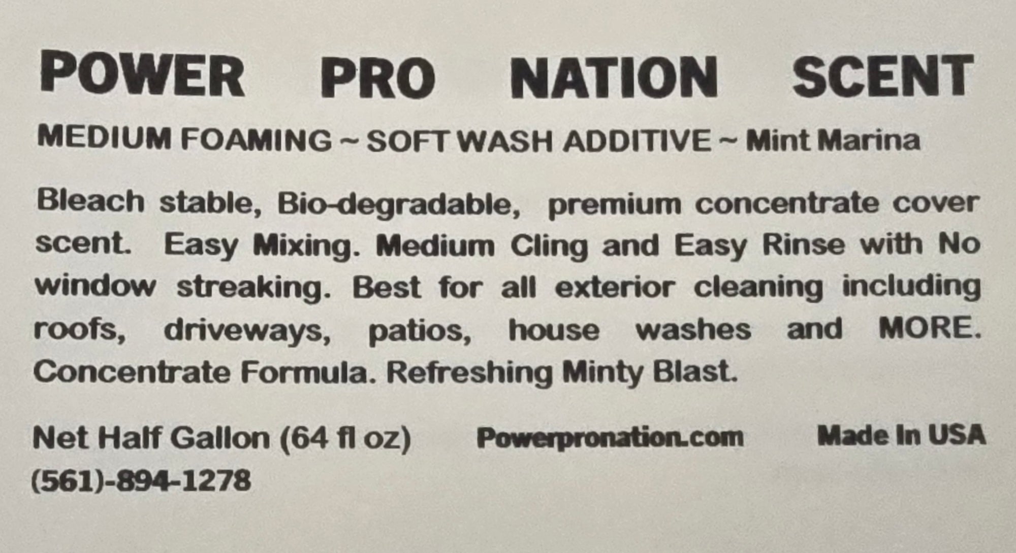 Soft Wash Cover Scent