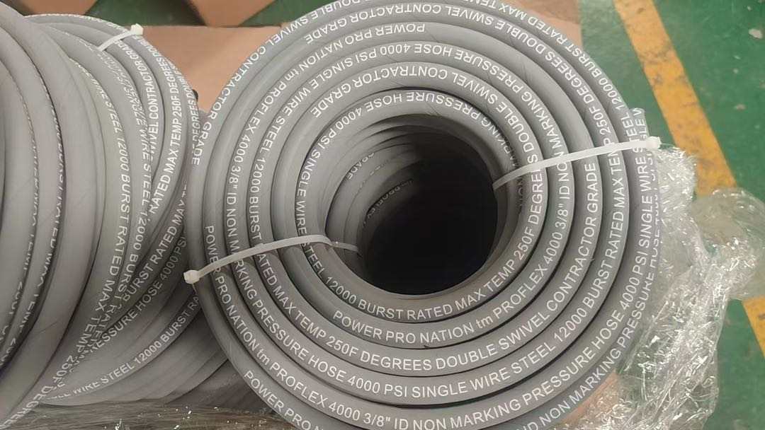 100 FT Pressure Washing Hose Non-marking 4000 PSI